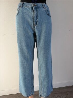 Faded Glory Women's Light Blue Straight Leg Jeans